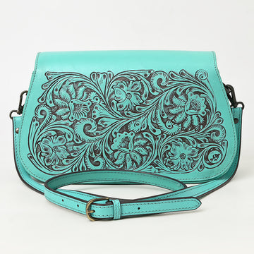American Darling Cross Body Hand Tooled Genuine Leather Western Women Bag Handbag Purse | Crossbody